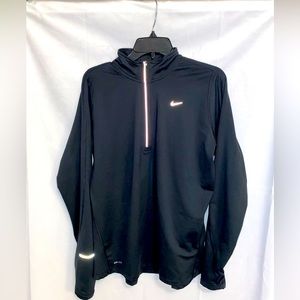 Nike Black Dri-Fit half zip pullover - Size Large